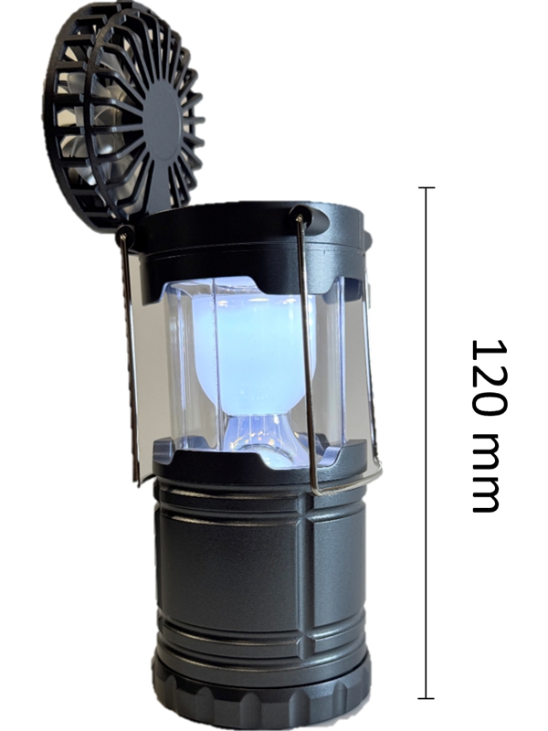 Lantern Tent Light With Fan