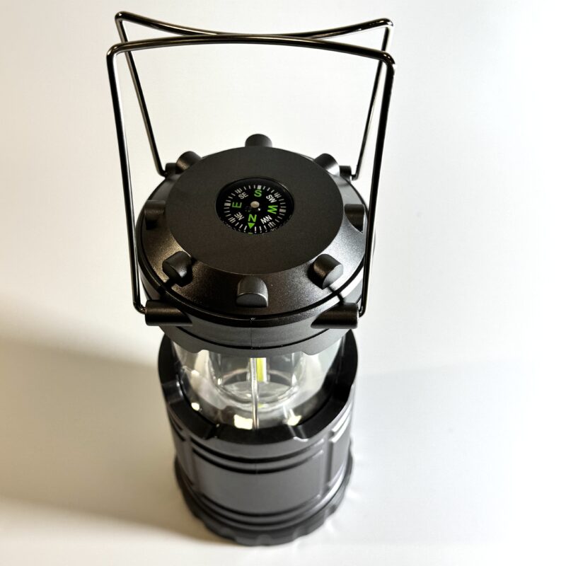 Portable Extension with Compass Lantern Light